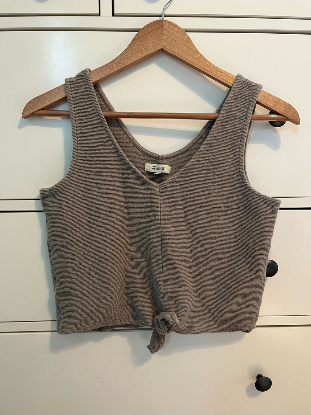 Madewell tie-front tank